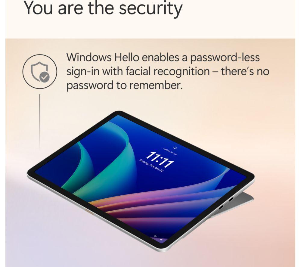 MICROSOFT Surface Pro de 12", PC Copilot+ con teclado - Snapdragon X Plus, SSD de 512 GB, Platino
