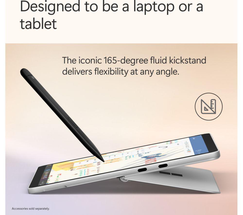 MICROSOFT Surface Pro de 12", PC Copilot+ con teclado - Snapdragon X Plus, SSD de 512 GB, Platino