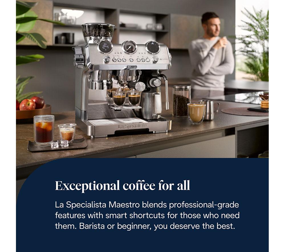 DELONGHI La Specialista Maestro EC9885.M Espressomaschine – Silber