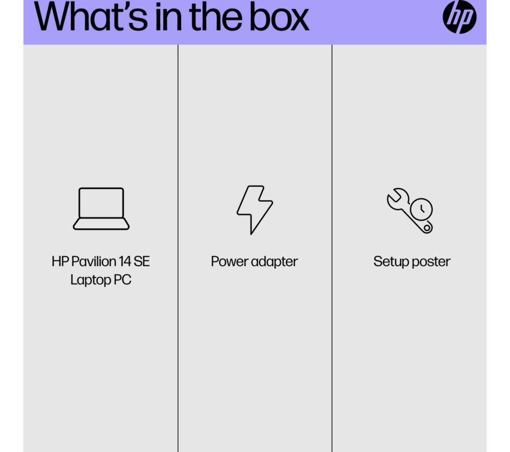 HP Pavilion SE 14-ep1520sa 14" Laptop - Intel® Core™ Ultra 5, 256 GB SSD, Silver