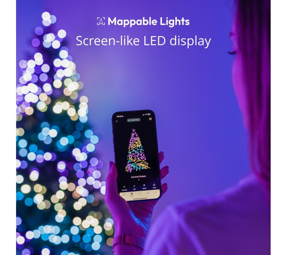 TWINKLY Strings Pearl Smart 100 m RGB LED String Lights - 6.5 m