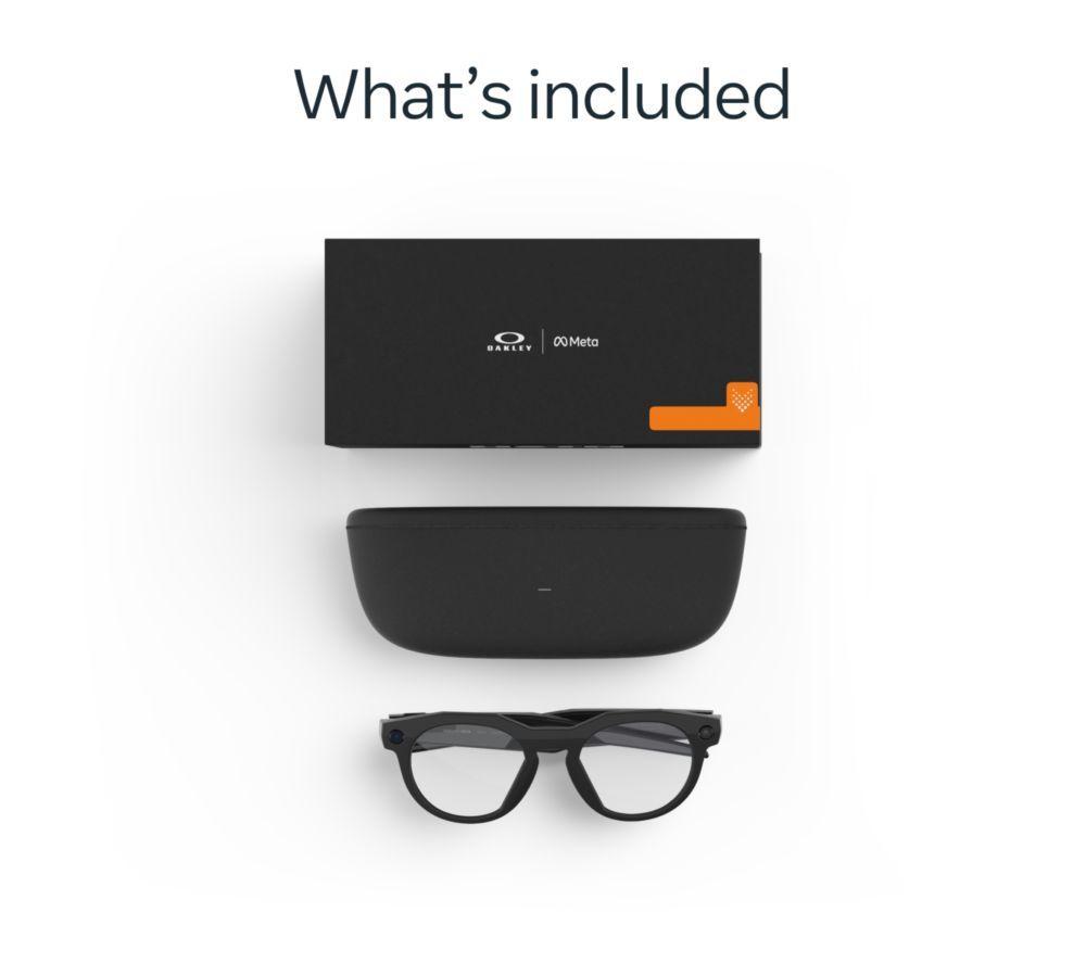 OAKLEY META HSTN Glasses - Black, Clear