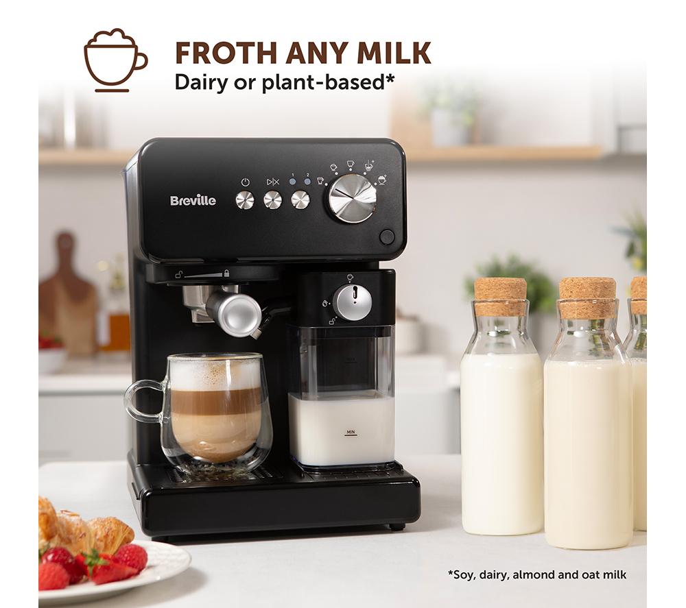 BREVILLE Prima Latte VCF183 Kaffeemaschine - Schwarz