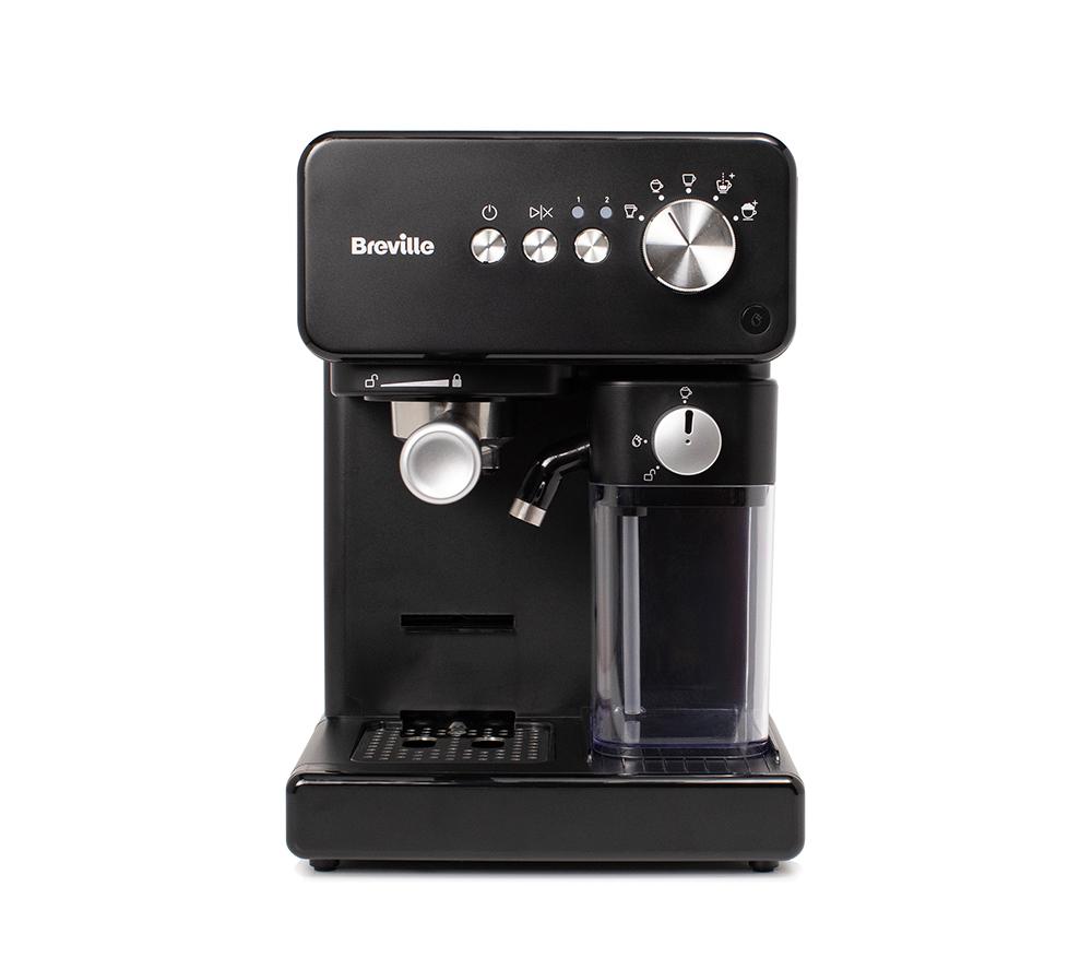 BREVILLE Prima Latte VCF183 Kaffeemaschine - Schwarz