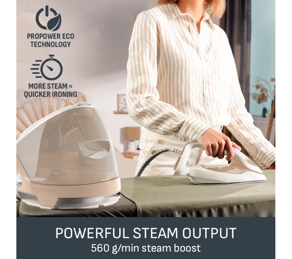 TEFAL Pro Express Eco GV9E22G0 Steam Generator Iron - Argile Moonlight