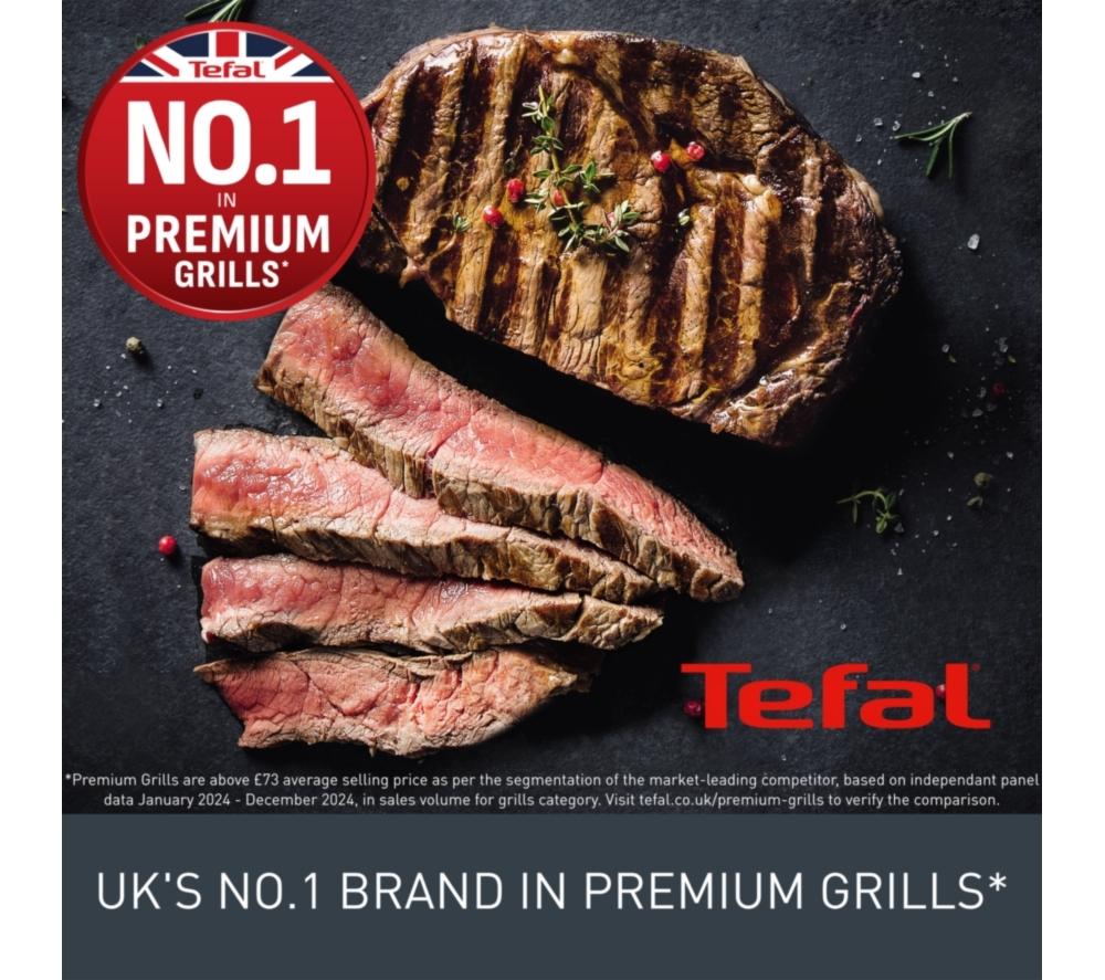 TEFAL SuperGrill 3-in-1 Tabletop Grill - Black
