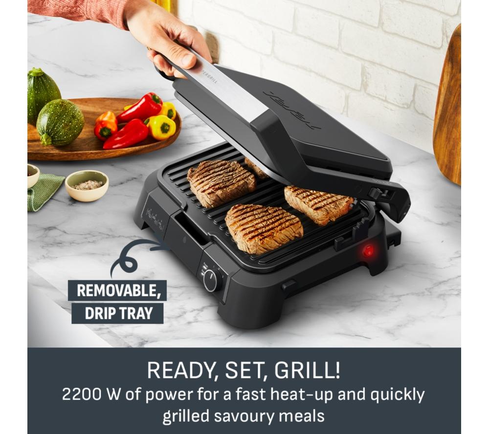 TEFAL SuperGrill 3-in-1 Tabletop Grill - Black