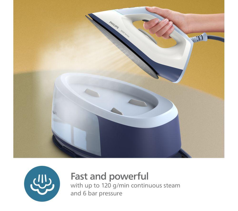 PHILIPS 3000 Series PSG3000/20 Steam Generator Iron - Blue