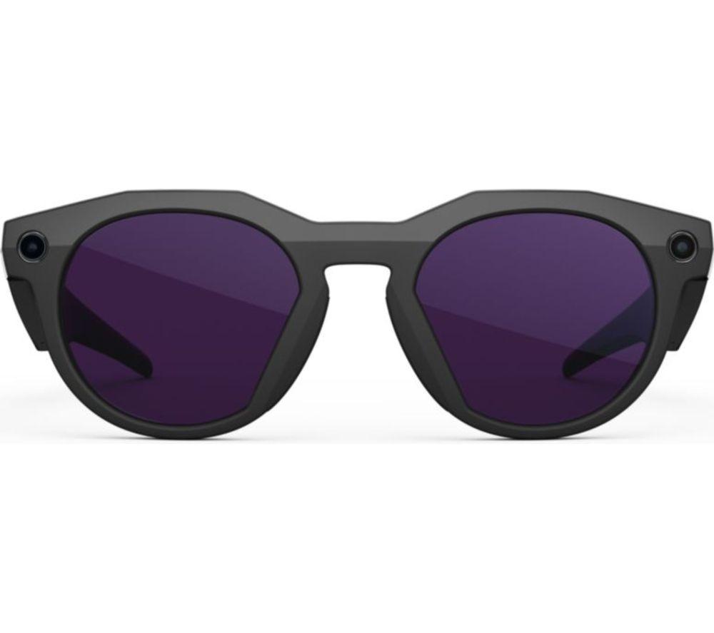 OAKLEY META HSTN Glasses - Black, Clear to Amethyst Transitions