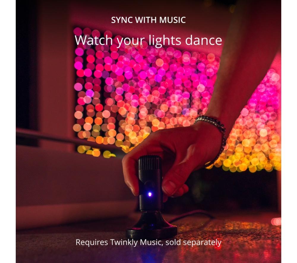 TWINKLY Curtain Gen 2.5 Smart RGB+W LED String Lights - 210 LEDs