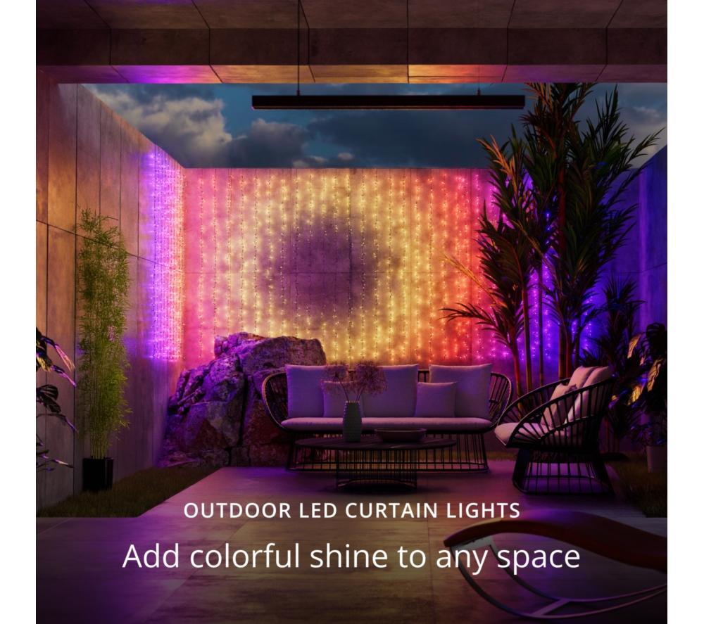TWINKLY Curtain Gen 2.5 Smart RGB+W LED String Lights - 210 LEDs