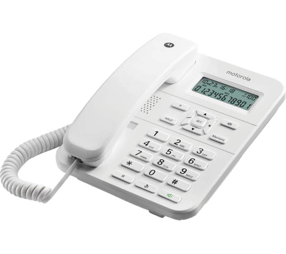 MOTOROLA CT202 Corded Phone - White