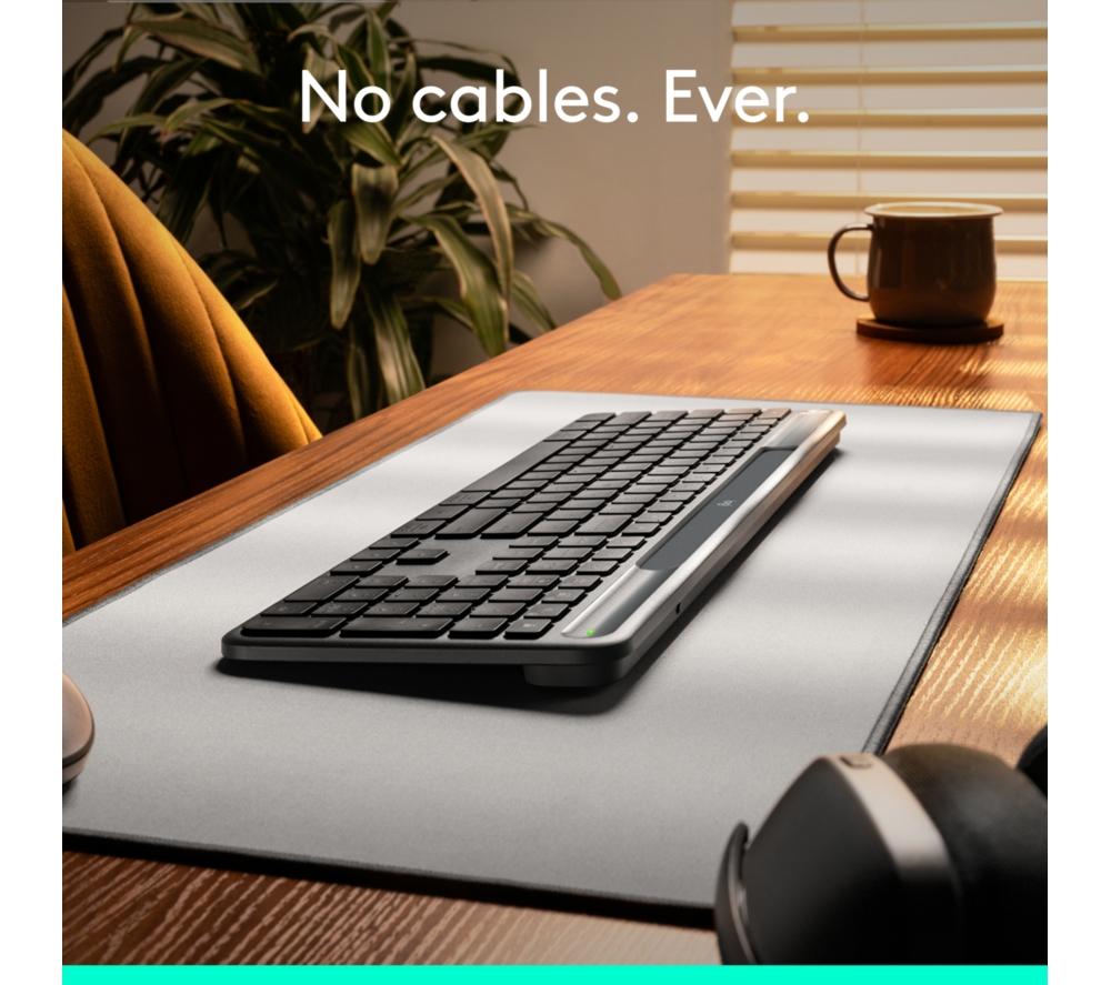 Teclado inalámbrico Logitech Signature Slim Solar+ - Grafito