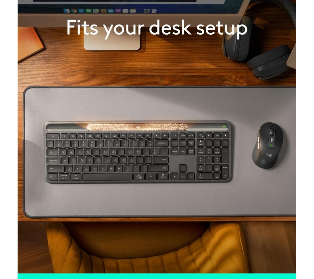Teclado inalámbrico Logitech Signature Slim Solar+ - Grafito