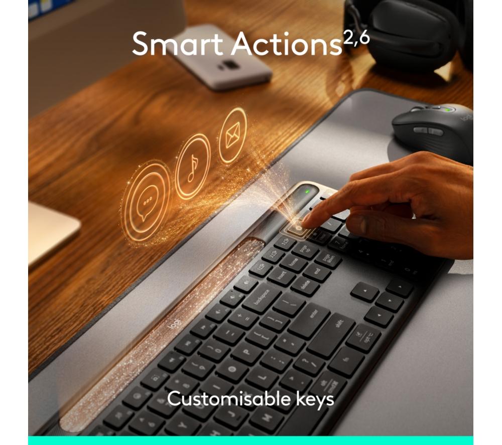 Teclado inalámbrico Logitech Signature Slim Solar+ - Grafito