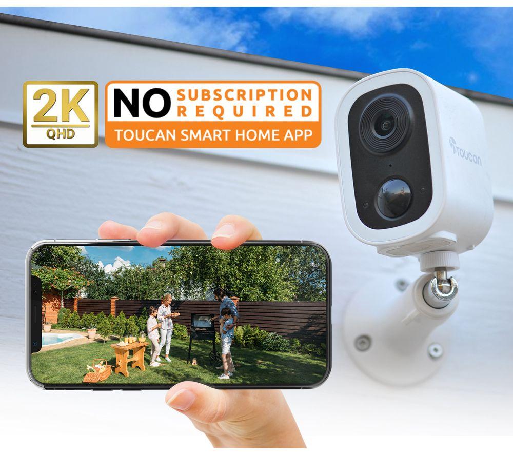 Timbre de video WiFi TOUCAN V3S4DX-ML 1296p con timbre y cámara de seguridad inalámbrica S4