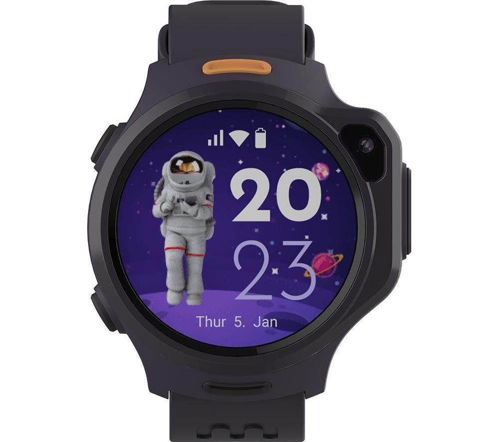 MYFIRST Fone R2 Smart Watch for Kids - Acai Purple, Silicon Strap
