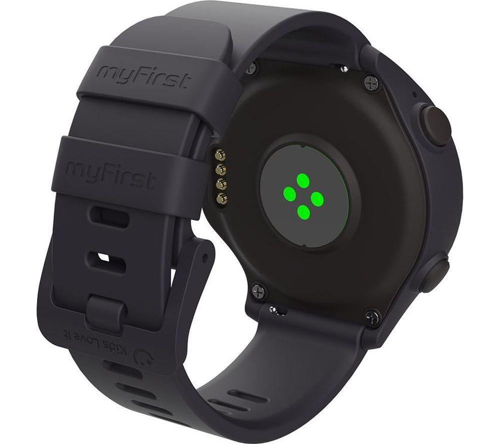 MYFIRST Fone R2 Smart Watch for Kids - Acai Purple, Silicon Strap