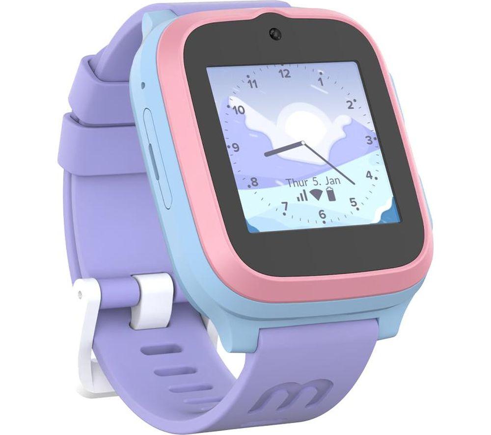 MYFIRST Fone S3 Smart Watch for Kids - Cotton Candy, Silicon Strap