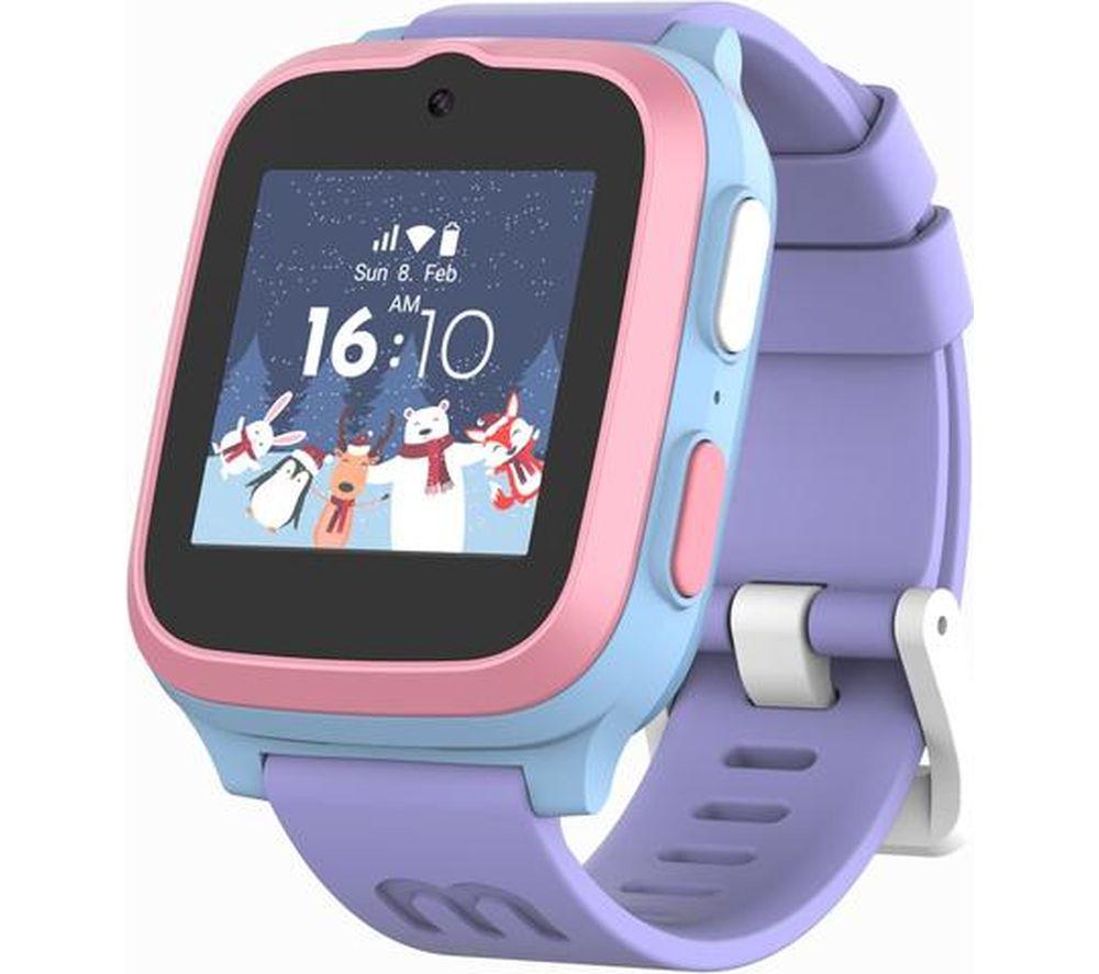 MYFIRST Fone S3 Smart Watch for Kids - Cotton Candy, Silicon Strap