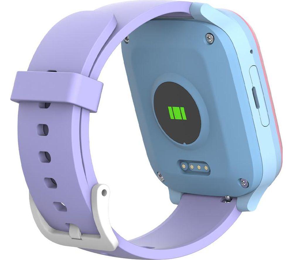 MYFIRST Fone S3 Smart Watch for Kids - Cotton Candy, Silicon Strap