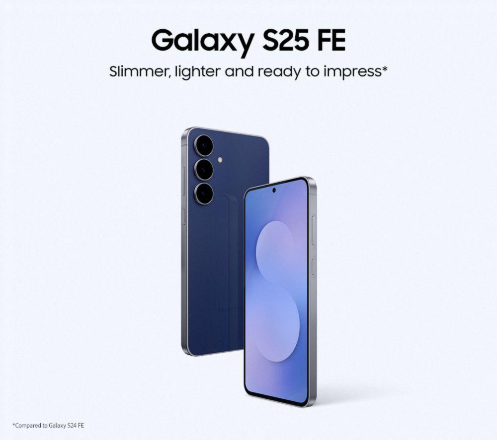SAMSUNG Galaxy S25 FE - 128 GB, Icy Blue