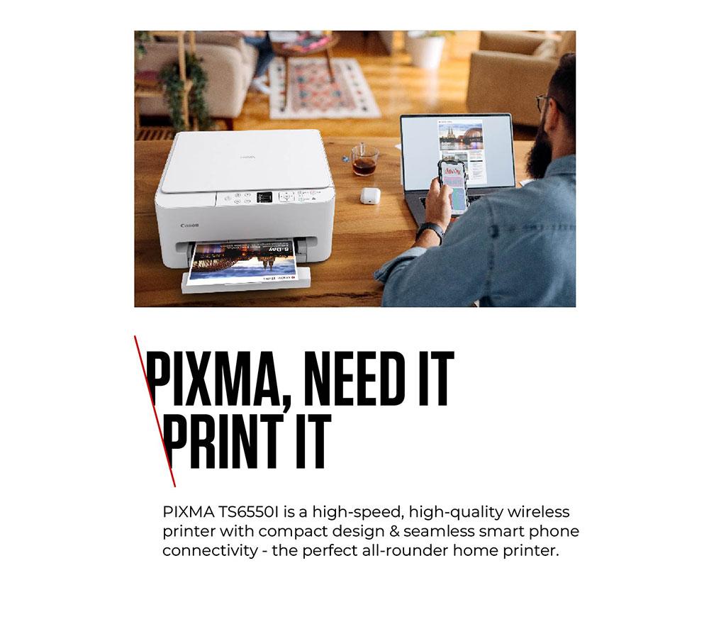 CANON PIXMA TS6550i All-in-One Wireless Inkjet Printer
