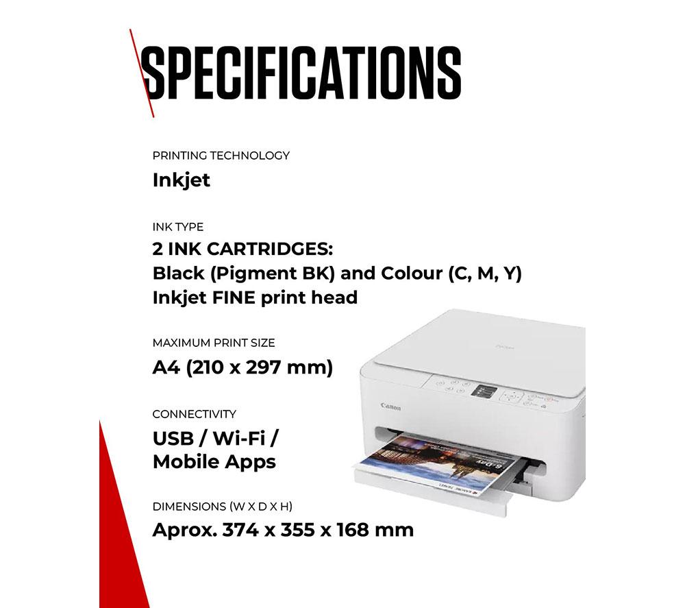 CANON PIXMA TS6550i All-in-One Wireless Inkjet Printer