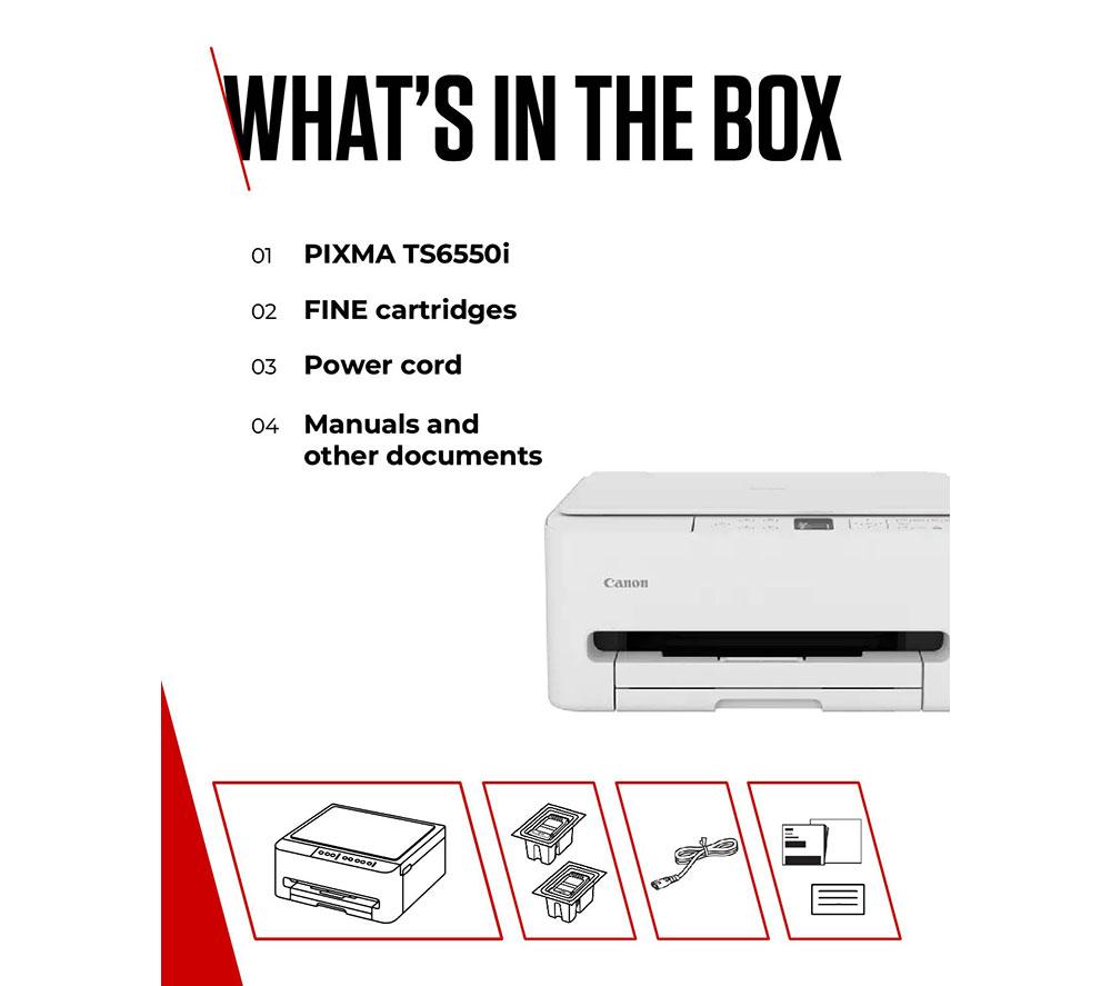 CANON PIXMA TS6550i All-in-One Wireless Inkjet Printer