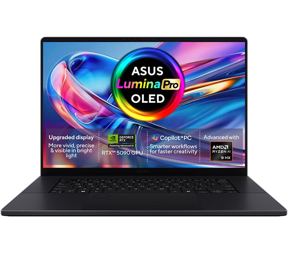 ASUS ProArt P16 Copilot+ PC OLED 16" Laptop - AMD Ryzen AI 9, 2TB SSD, Nano Black
