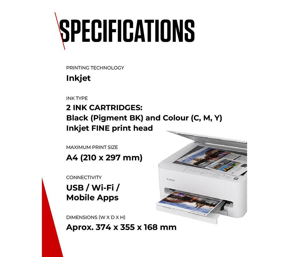 CANON PIXMA TS4150i All-in-One Wireless Inkjet Printer