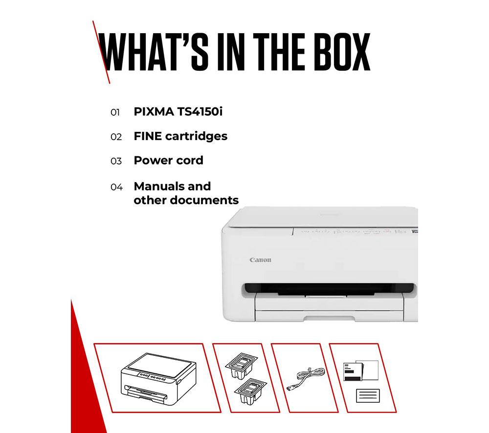 CANON PIXMA TS4150i All-in-One Wireless Inkjet Printer