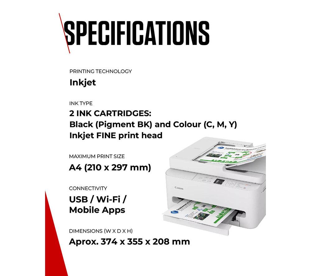 CANON PIXMA TS7550i All-in-One Wireless Inkjet Printer