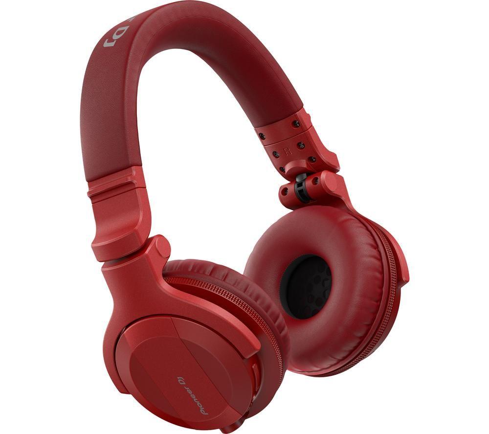 PIONEER DJ HDJ-CUE1BT-R Kabellose Bluetooth-Kopfhörer – Rot