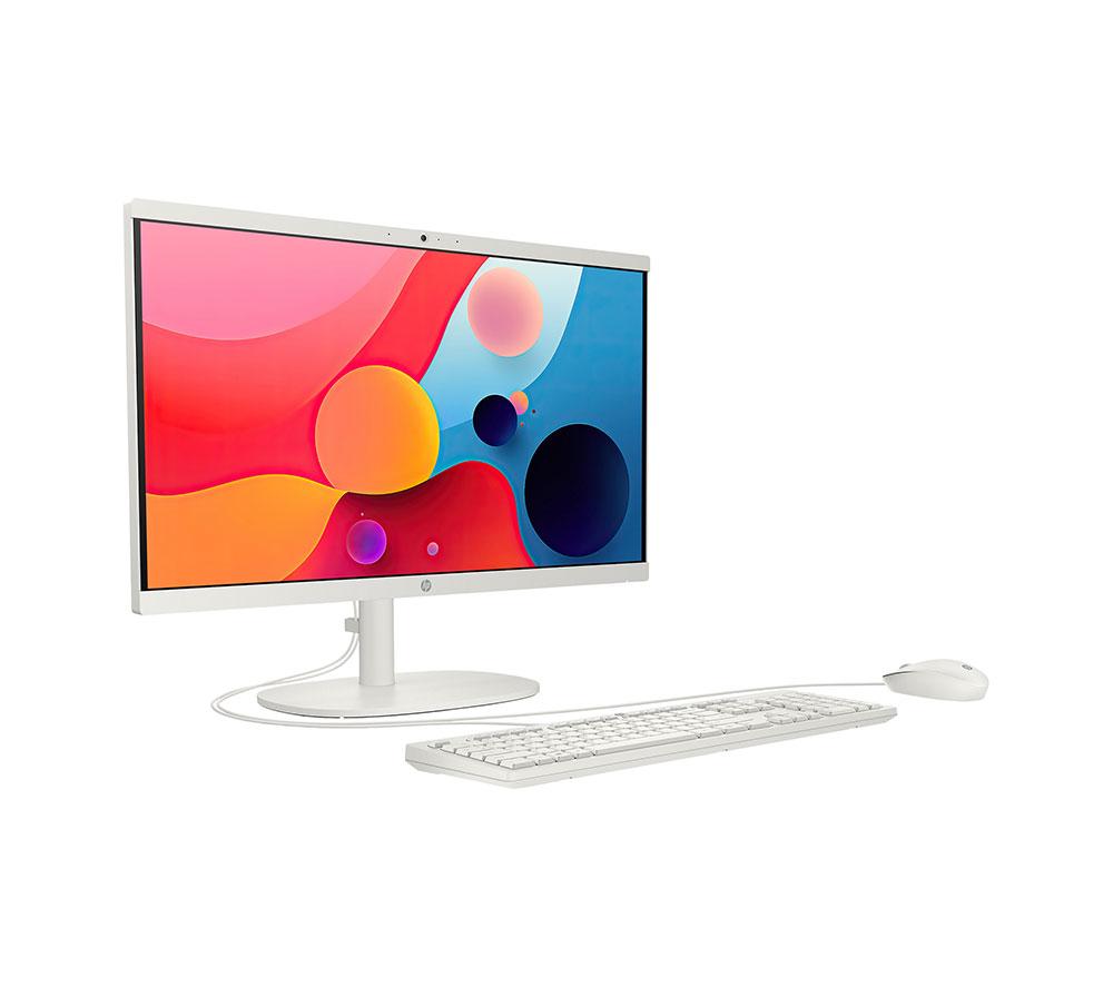 HP 22-dg0015na 21.5" All-in-One PC - Intel® N100, 128 GB UFS, White