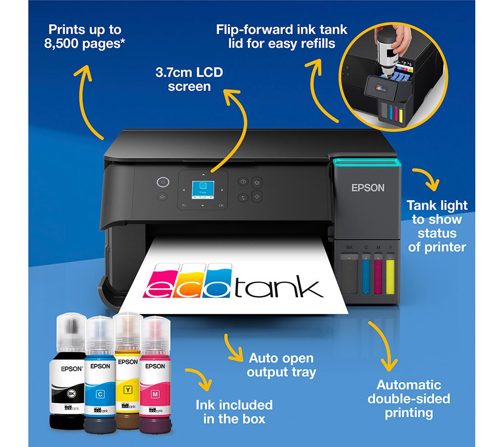 EPSON EcoTank ET-2950 All-in-One Wireless Inkjet Printer
