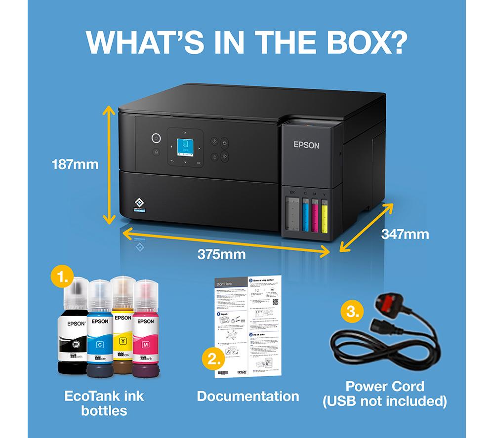 EPSON EcoTank ET-2950 All-in-One Wireless Inkjet Printer