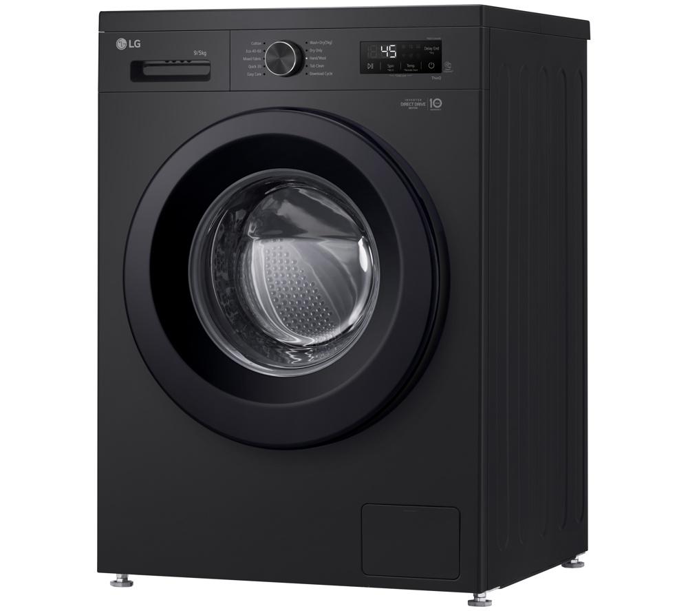 LG Series 2 Direct Drive W4X1095NNK WiFi-enabled 9 kg Washer Dryer - Onyx Black