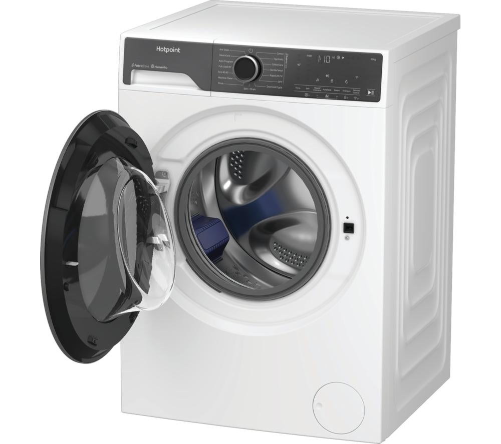 Lavadora de carga frontal HOTPOINT Fabric Care Pro HP 105A CARE UK con WiFi de 10 kg y 1400 rpm - Blanca