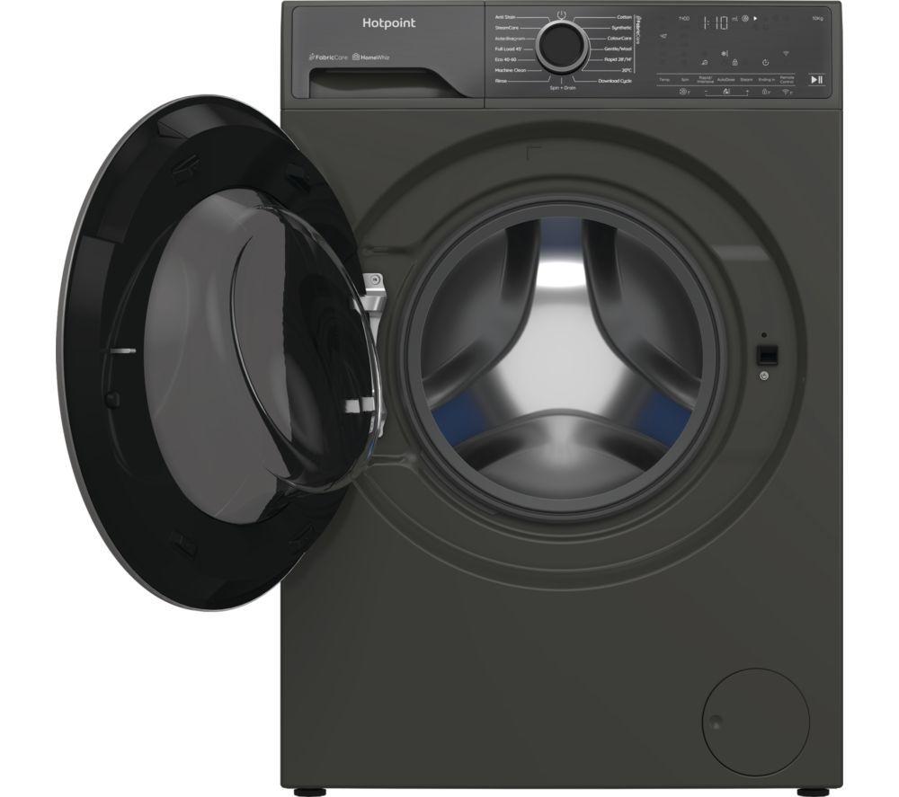 Lavadora HOTPOINT Fabric Care Pro HP 105GA CARE UK con Wi-Fi, 10 kg, 1400 rpm - Gris Manhattan