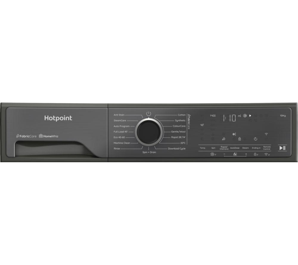 Lavadora HOTPOINT Fabric Care Pro HP 105GA CARE UK con Wi-Fi, 10 kg, 1400 rpm - Gris Manhattan
