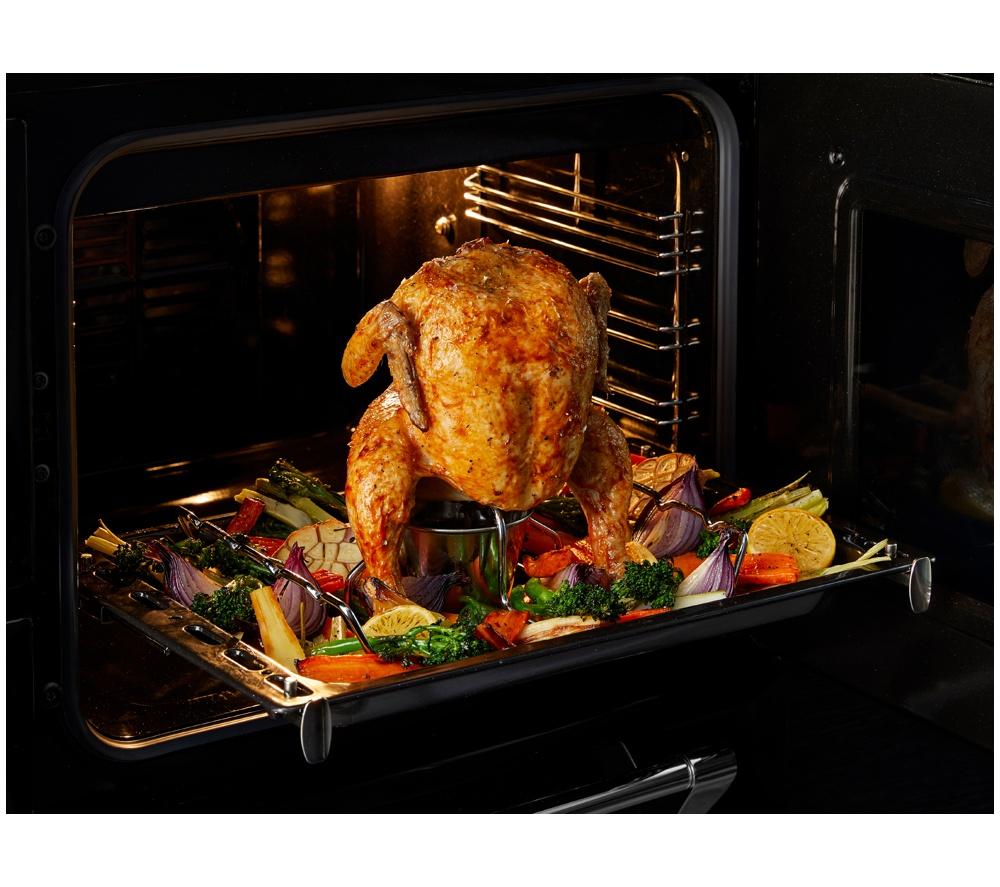 STOVES Richmond Deluxe 100Ei Electric Induction Range Cooker - Midnight Blue & Chrome