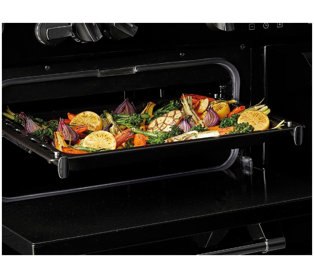 STOVES Richmond Deluxe 100Ei Electric Induction Range Cooker - Midnight Blue & Chrome