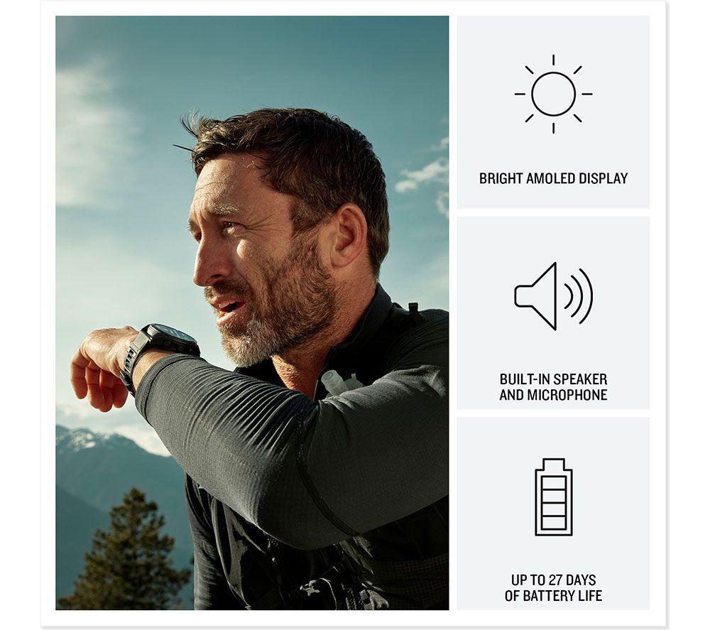 GARMIN fenix 8 Pro AMOLED Smart Watch - Graphite & Black, 51 mm