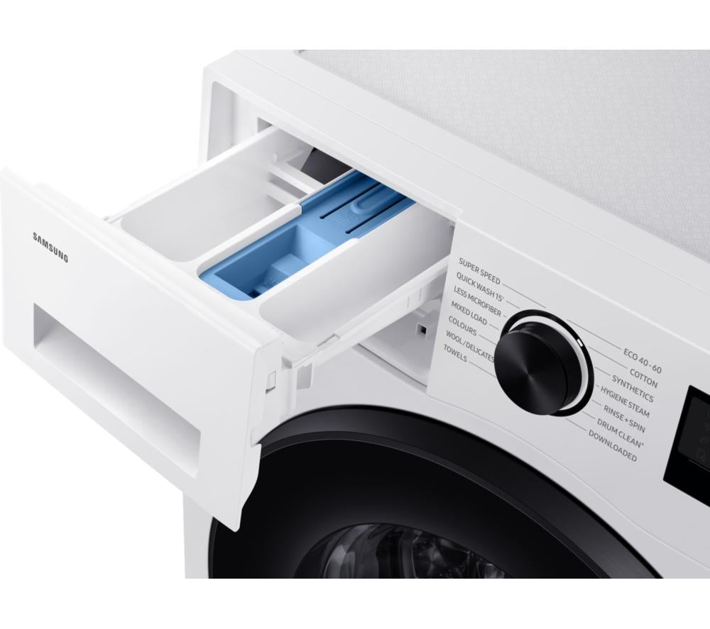 Lavadora Samsung Series 5 AI Energy WW10FG5U34AEEU de 10 kg y 1400 rpm con WiFi - Blanca