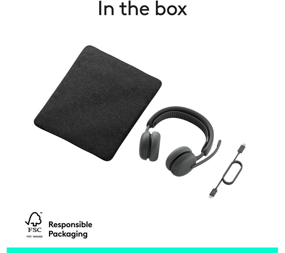 LOGITECH Zone 2 ES Wireless Headset - Graphite