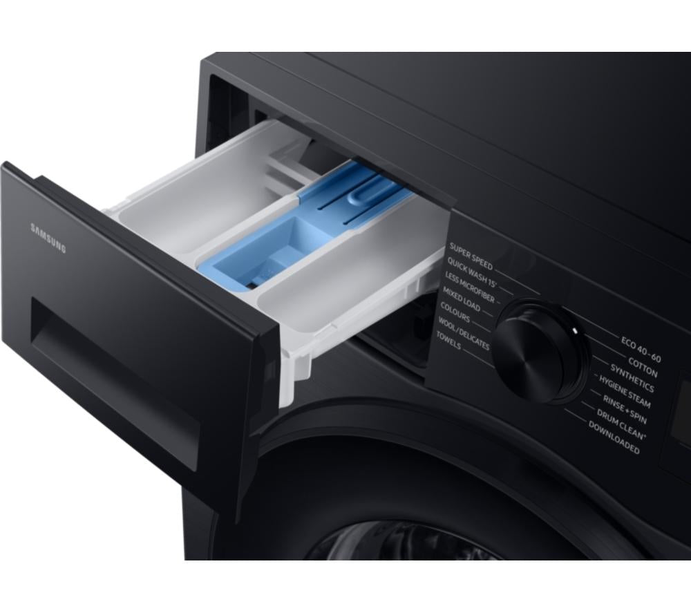 SAMSUNG Serie 5 AI Energy WW10FG5U34ABEU Lavadora de 10 kg y 1400 rpm con WiFi - Negra