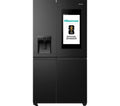 HISENSE PureFlat Smart Screen RS9P628GPFE American-Style Fridge Freezer - Black