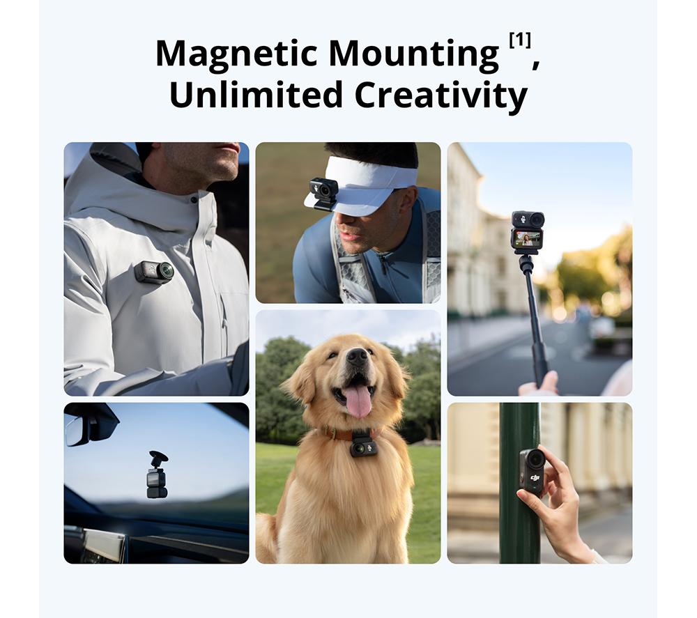 DJI Osmo Nano Standard Combo 4K Ultra HD Action-Kamera - Schwarz, 128 GB