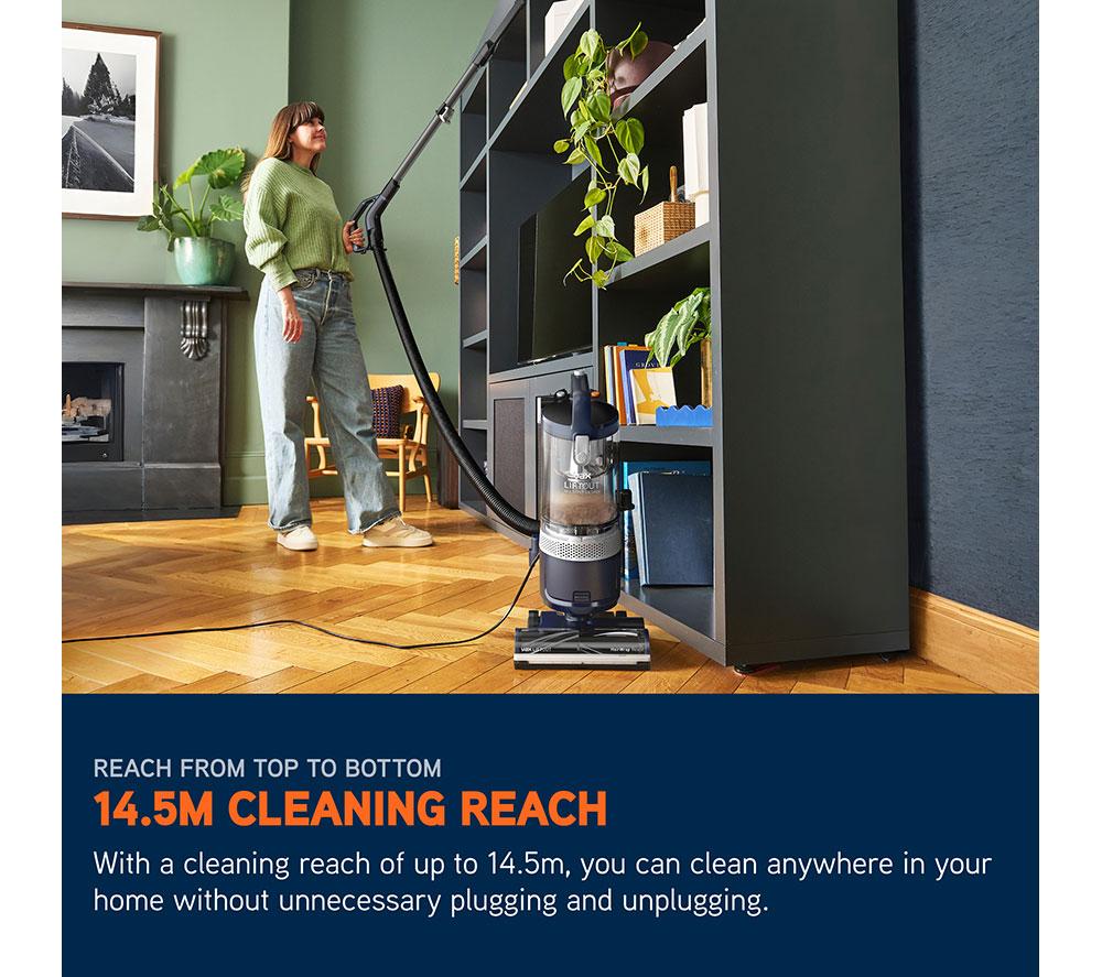 VAX LiftOut Multi Pet-Design Upright Bagless Vacuum Cleaner - Navy & Titanium